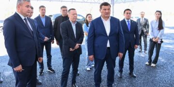 Тасбөгет кентінде жол инфрақұрылымын дамыту жұмыстары қарқынды жүргізілуде