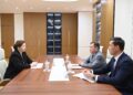 Аймақ басшысы «Өнеркәсіпті Дамыту Қоры» АҚ басқарма төрағасының орынбасарымен кездесті
