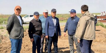 Қазалы: Каналдарды механикалық тазалау жұмыстары жүргізілуде