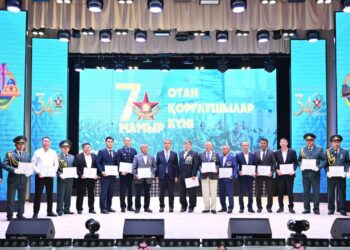 Қазалыда Отан қорғаушылар күніне арналған мерекелік шара өтті