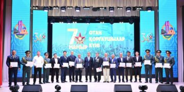 Қазалыда Отан қорғаушылар күніне арналған мерекелік шара өтті