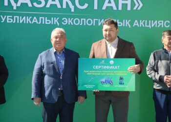 Арал: тазалық шараларына белсенді атсалысып жүрген азаматтар марапатталды