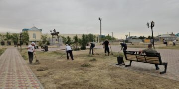 Аралда кезекті сенбілік жұмыстары ұйымдастырылды