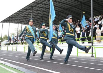 Отан қорғаушылар күніне орай әскери-патриоттық шара өтті