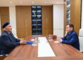 Облыс әкімі Қазақ ұлттық консерваториясының құрметті профессорымен кездесті