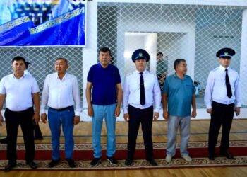 Полиция күніне орай волейболдан аудандық турнир басталды