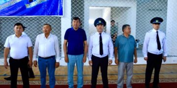 Полиция күніне орай волейболдан аудандық турнир басталды