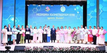 Қазалыда медицина қызметкерлері күніне арналған салтанатты шара өтті