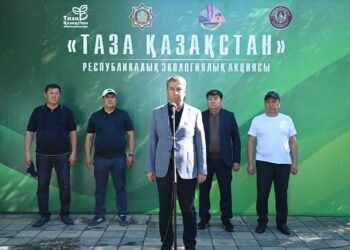 Қазалыда «Таза Қазақстан» экологиялық акциясы аясында тазалық шарасы өтті