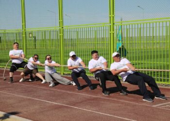Арал: мемлекеттік қызметшілер арасында спартакиада өтті
