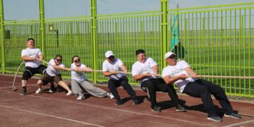 Арал: мемлекеттік қызметшілер арасында спартакиада өтті