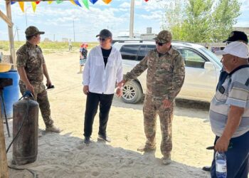 Арал: Жағажайдағы қауіпсіздік қатаң бақылауда