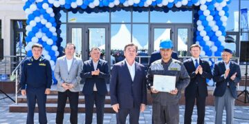 Облыс әкімі қайта жаңғыртылған Жаңақорған теміржол вокзалына барды