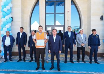 Облыс әкімі Шиелі теміржол вокзалының ашылуна қатысты