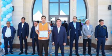 Облыс әкімі Шиелі теміржол вокзалының ашылуна қатысты