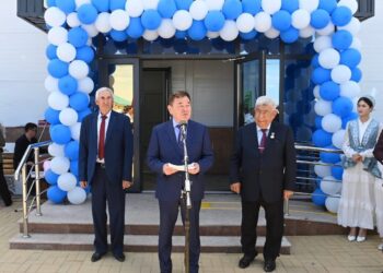 Аймақ басшысы Шижағадағы денешынықтыру-сауықтыру кешенінің ашылуна қатысты