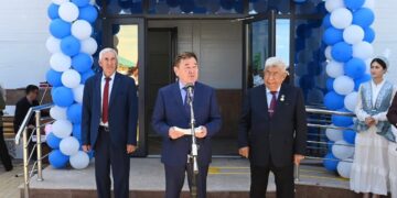 Аймақ басшысы Шижағадағы денешынықтыру-сауықтыру кешенінің ашылуна қатысты