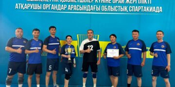 Қазалы: мемлекеттік қызметшілер спартакиададан жүлделі орын иеленді