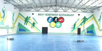 Қазалыда екі спорт кешенінің құрылысы аяқталуға жақын