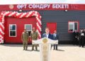Облыс әкімі Қарауылтөбедегі өрт сөндіру бекетінің ашылуына барды
