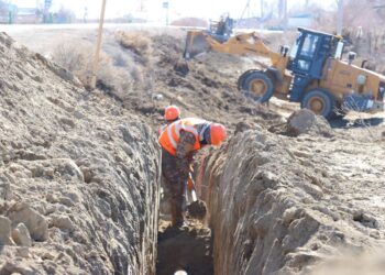 Сырдария ауданында газдандыру жұмыстары кезең-кезеңімен жүзеге асырылуда