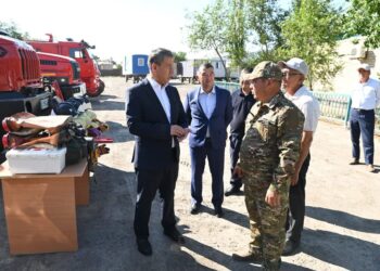 Аудан әкімі өрт қауіпсіздігінің алдын алуға бағытталған жұмыстарды пысықтады