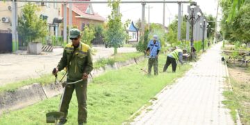 Қазалылықтар «Таза Қазақстан» акциясына белсенді атсалысуда