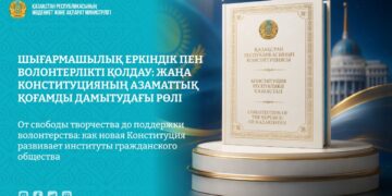 Шығармашылық еркіндік пен волонтерлікті қолдау: жаңа Конституцияның азаматтық қоғамды дамытудағы рөлі
