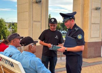 «Заң мен тәртіп» қағидаты аясында Қызылорда теміржол вокзалында ақпараттық-түсіндіру жумыстары жүргізілді