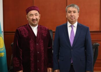 Аудан әкімі белгілі теолог Нұрлан Байжігітұлымен кездесті