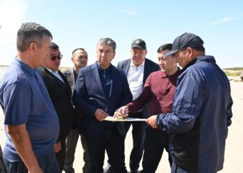 ҚР Су ресурстары және ирригация министрлігінің комитет төрағасы ауданға жұмыс сапарымен келді