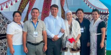 Қазалыда жас жұбайлар үйленген күннің ертесіне дауыс берді